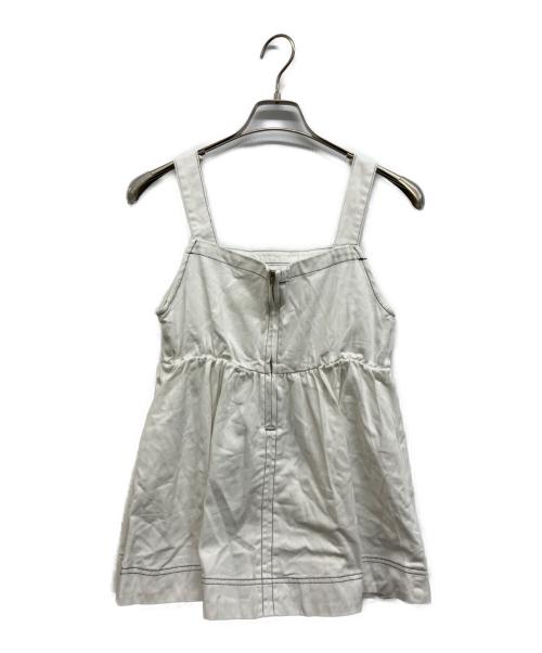 Ameri（アメリ）Ameri (アメリ) FRILL DENIM SET UP ホワイト サイズ:25の古着・服飾アイテム