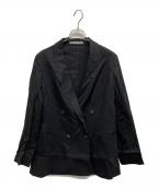 theory luxeセオリーリュクス）の古着「リネンダブルジャケット」｜ブラック