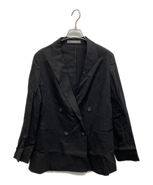 theory luxe（セオリーリュクス）theory luxe (セオリーリュクス) リネンダブルジャケット ブラック サイズ:38の古着・服飾アイテム