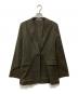 theory luxe（セオリーリュクス）の古着「リネンテーラードジャケット」｜オリーブ