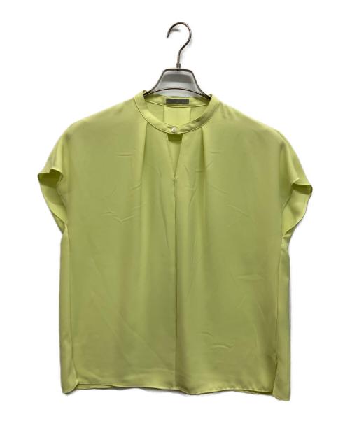 theory luxe（セオリーリュクス）theory luxe (セオリーリュクス) ノースリーブブラウス 黄緑 サイズ:38の古着・服飾アイテム