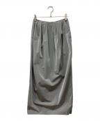 STUNNING LUREスタニングルアー）の古着「ソフトナイロンタックスカート」｜グレー
