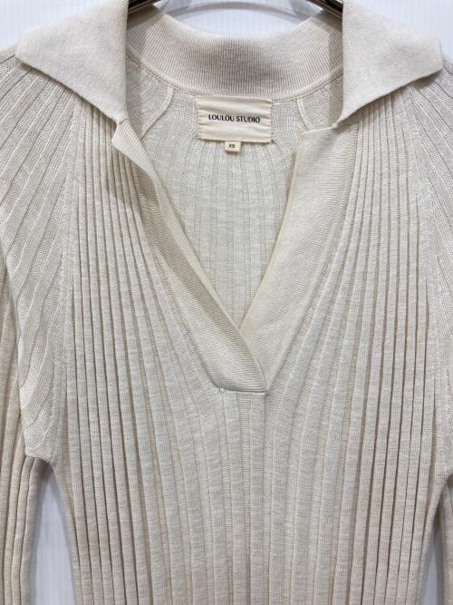 LOULOU STUDIO（ルルスタジオ）LOULOU STUDIO (ルルスタジオ) ワンピース ベージュ サイズ:XSの古着・服飾アイテム