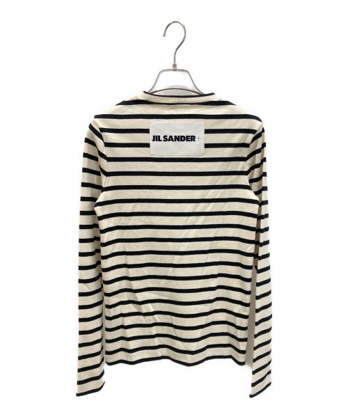 JIL SANDER+（ジルサンダープラス）JIL SANDER+ (ジルサンダープラス) ボーダーカットソー ベージュ サイズ:XSの古着・服飾アイテム