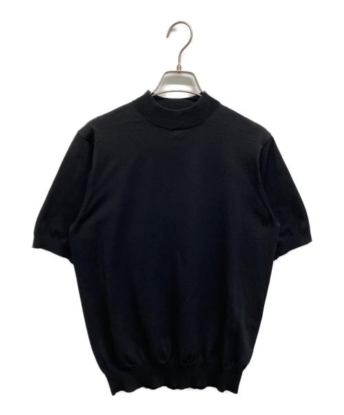 UNITED ARROWS（ユナイテッドアローズ）UNITED ARROWS (ユナイテッドアローズ) UNITED ARROWS コットン/ポリエステル モックネック Tシャツ COZY ブラック サイズ:Sの古着・服飾アイテム