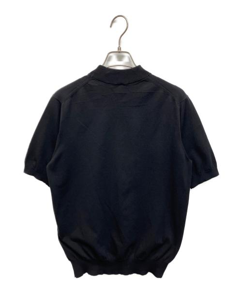 UNITED ARROWS（ユナイテッドアローズ）UNITED ARROWS (ユナイテッドアローズ) UNITED ARROWS コットン/ポリエステル モックネック Tシャツ COZY ブラック サイズ:Sの古着・服飾アイテム