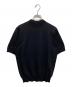 UNITED ARROWS（ユナイテッドアローズ）の古着「UNITED ARROWS コットン/ポリエステル モックネック Tシャツ COZY」｜ブラック