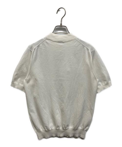 UNITED ARROWS（ユナイテッドアローズ）UNITED ARROWS (ユナイテッドアローズ) UNITED ARROWS コットン/ポリエステル モックネック Tシャツ COZY ホワイト サイズ:Sの古着・服飾アイテム