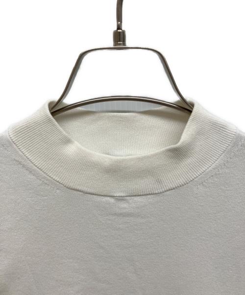 UNITED ARROWS（ユナイテッドアローズ）UNITED ARROWS (ユナイテッドアローズ) UNITED ARROWS コットン/ポリエステル モックネック Tシャツ COZY ホワイト サイズ:Sの古着・服飾アイテム