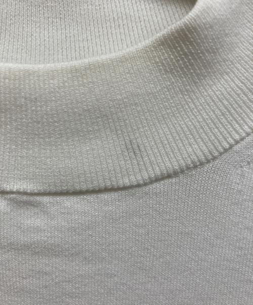 UNITED ARROWS（ユナイテッドアローズ）UNITED ARROWS (ユナイテッドアローズ) UNITED ARROWS コットン/ポリエステル モックネック Tシャツ COZY ホワイト サイズ:Sの古着・服飾アイテム