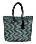 WOVENウーヴン）の古着「メルカドバッグ」｜グリーン