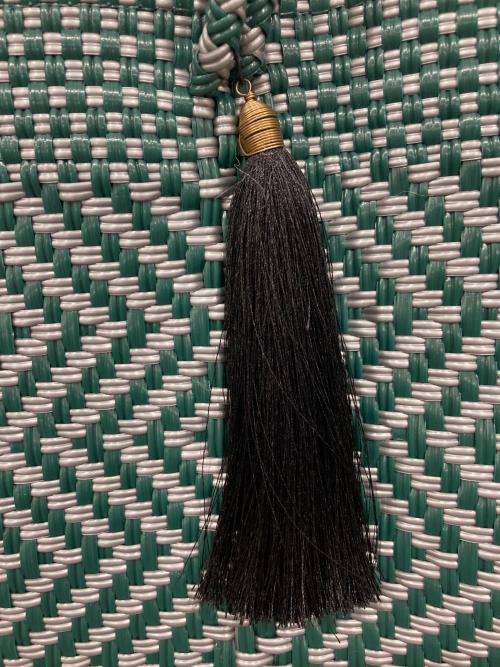 WOVEN（ウーヴン）WOVEN (ウーヴン) メルカドバッグ グリーンの古着・服飾アイテム