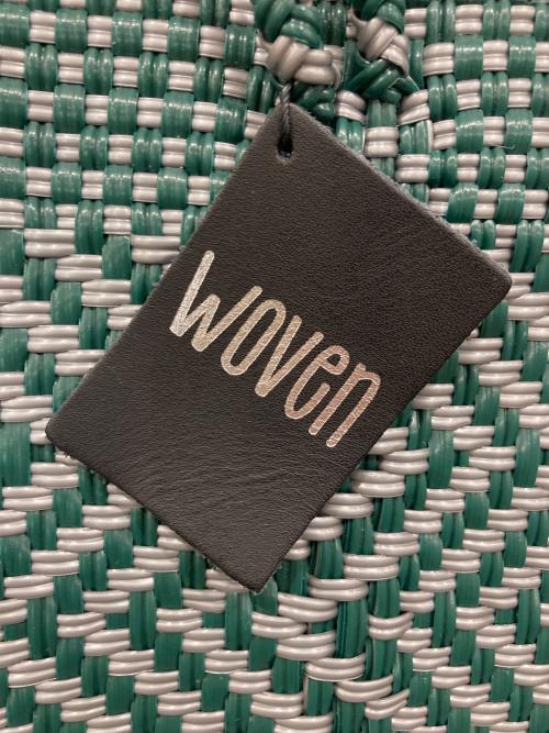 WOVEN（ウーヴン）WOVEN (ウーヴン) メルカドバッグ グリーンの古着・服飾アイテム