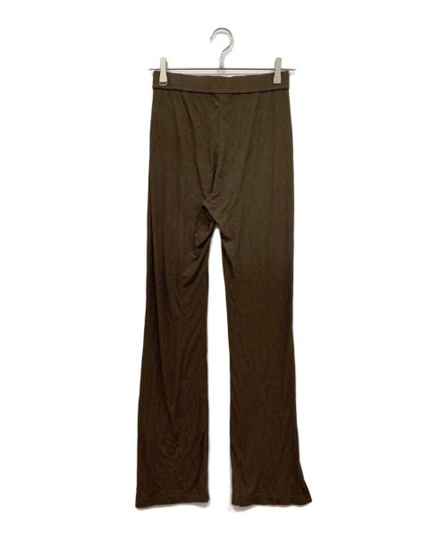 MUSE de Deuxieme Classe（ミューズ ドゥーズィエム クラス）MUSE de Deuxieme Classe (ミューズ ドゥーズィエム クラス) Viscose rib パンツ カーキ サイズ:Free 未使用品の古着・服飾アイテム