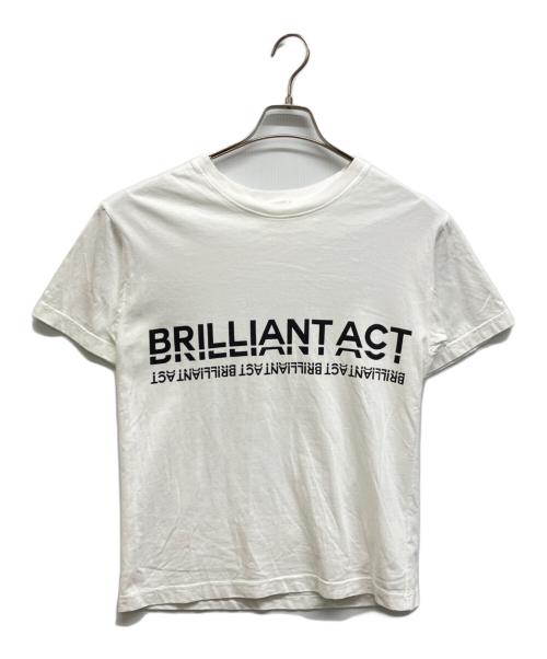 raspail（ラスパイユ）raspail (ラスパイユ) BRILL (ブリル) ACT 別注Tシャツ ホワイト サイズ:Freeの古着・服飾アイテム