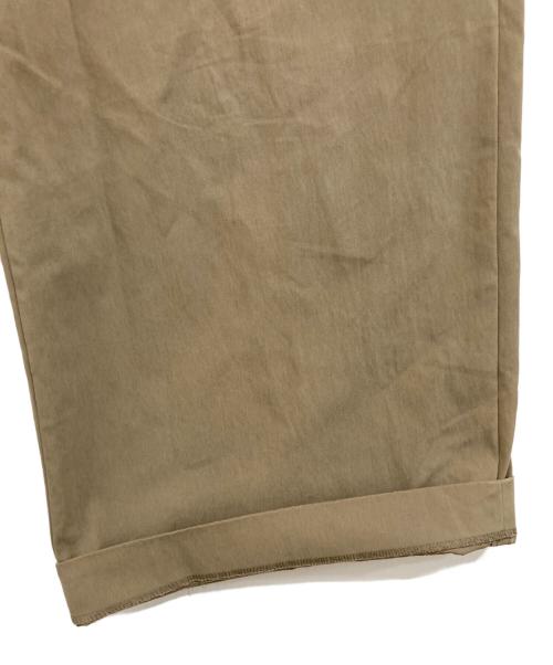 EVERYDAY I LIKE.（エヴリデイ アイ ライク）EVERYDAY I LIKE. (エヴリデイ アイ ライク) コットンナイロンワイドパンツ カーキ サイズ:36の古着・服飾アイテム