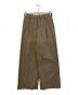 EVERYDAY I LIKE.（エヴリデイ アイ ライク）の古着「コットンナイロンワイドパンツ」｜カーキ