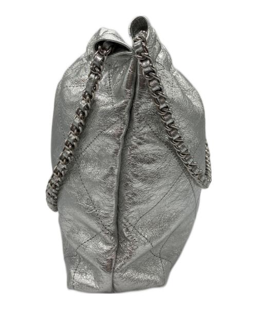 MARCO MASI（マルコマージ）MARCO MASI (マルコマージ) チェーンハンドルキルティングバッグ シルバーの古着・服飾アイテム