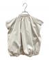 Louren (ローレン) power shoulder taffeta blouse（パワーショルダータフタブラウス） ベージュ サイズ:FREE：5000円
