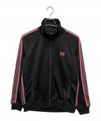 Needlesニードルズ）の古着「Track Jacket Poly Smooth」｜ブラック×ピンク
