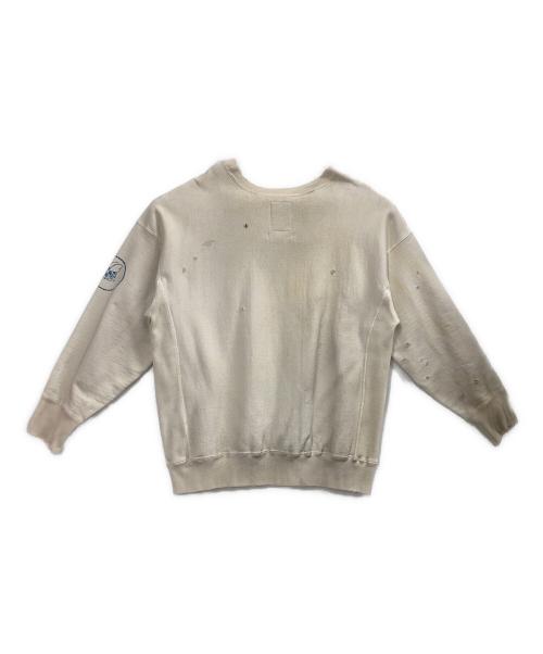 BOWWOW（バウワウ）BOWWOW (バウワウ) USN SEEBEES SWEATSHIRTS アイボリー サイズ:Lの古着・服飾アイテム