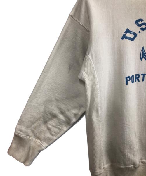 BOWWOW（バウワウ）BOWWOW (バウワウ) USN SEEBEES SWEATSHIRTS アイボリー サイズ:Lの古着・服飾アイテム