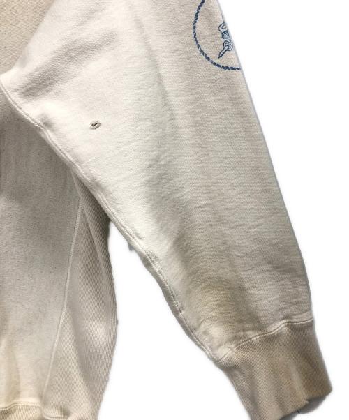 BOWWOW（バウワウ）BOWWOW (バウワウ) USN SEEBEES SWEATSHIRTS アイボリー サイズ:Lの古着・服飾アイテム
