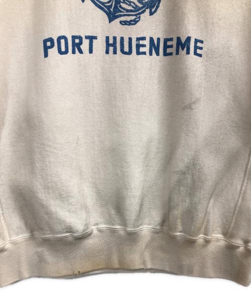 BOWWOW（バウワウ）BOWWOW (バウワウ) USN SEEBEES SWEATSHIRTS アイボリー サイズ:Lの古着・服飾アイテム