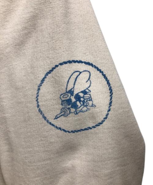 BOWWOW（バウワウ）BOWWOW (バウワウ) USN SEEBEES SWEATSHIRTS アイボリー サイズ:Lの古着・服飾アイテム