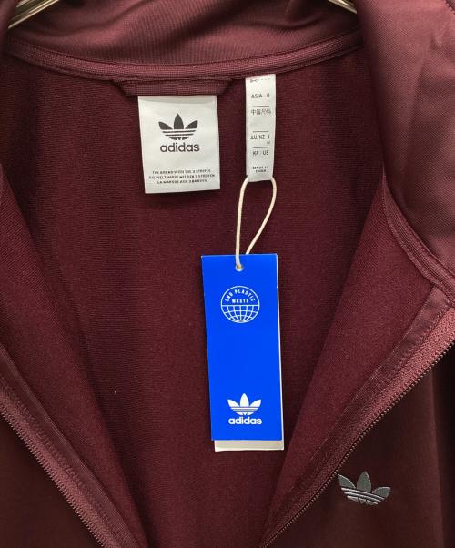 adidas（アディダス）adidas (アディダス) マルーン トラックジャケット ボルドー サイズ:Ｍの古着・服飾アイテム