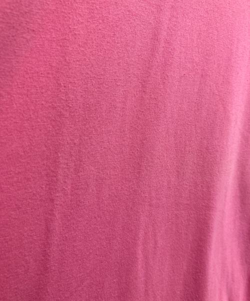 COMME des GARCONS GIRL（コムデギャルソンガール）COMME des GARCONS GIRL (コムデギャルソンガール) ハートワッペンカットソーワンピース ピンク サイズ:Lの古着・服飾アイテム