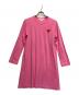 COMME des GARCONS GIRL（コムデギャルソンガール）の古着「ハートワッペンカットソーワンピース」｜ピンク