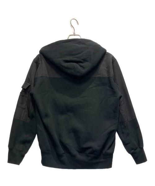 COMME des GARCONS HOMME（コムデギャルソン オム）COMME des GARCONS HOMME (コムデギャルソン オム) 切替ジップパーカー ブラック サイズ:Sの古着・服飾アイテム