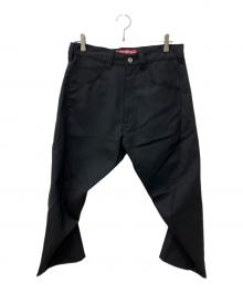 COMME des GARCONS JUNYA WATANABE MAN×LEVI'S（コム デ ギャルソン ジュンヤ ワタナベ マン×リーバイス）の古着「ウールホップサック×綿デニム」｜ブラック