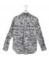 COMME des GARCONS HOMME DEUX (コムデギャルソン オム ドゥ) David Shrigley (デイヴィッド シュリグリー) 総柄シャツ ブルー サイズ:S：10000円