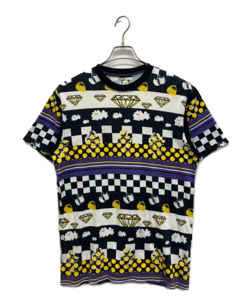 UNDERCOVER（アンダーカバー）UNDERCOVER (アンダーカバー) 宝飾モチーフプリントTシャツ ホワイト サイズ:Lの古着・服飾アイテム