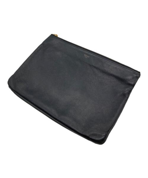 CELINE（セリーヌ）CELINE (セリーヌ) ショルダーバッグ　トリオラージ ブラックの古着・服飾アイテム