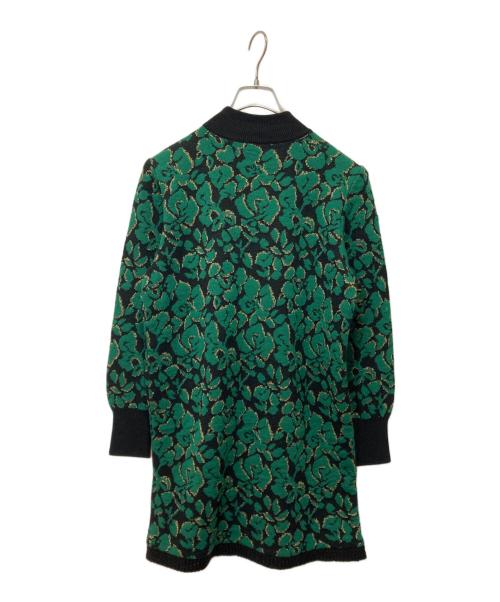 Yves Saint Laurent（イヴサンローラン）Yves Saint Laurent (イヴサンローラン) ニットワンピース グリーン サイズ:Ｍの古着・服飾アイテム