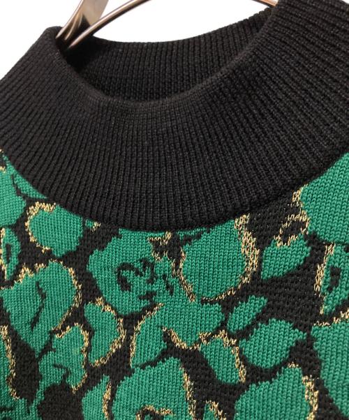 Yves Saint Laurent（イヴサンローラン）Yves Saint Laurent (イヴサンローラン) ニットワンピース グリーン サイズ:Ｍの古着・服飾アイテム