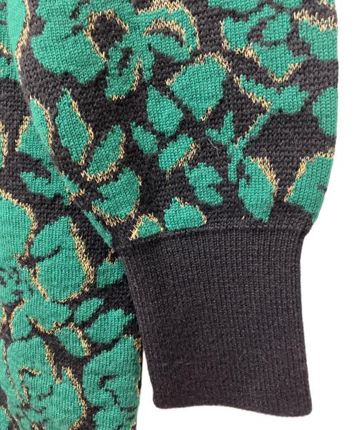 Yves Saint Laurent（イヴサンローラン）Yves Saint Laurent (イヴサンローラン) ニットワンピース グリーン サイズ:Ｍの古着・服飾アイテム