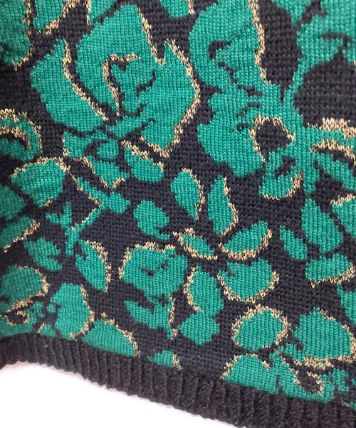 Yves Saint Laurent（イヴサンローラン）Yves Saint Laurent (イヴサンローラン) ニットワンピース グリーン サイズ:Ｍの古着・服飾アイテム