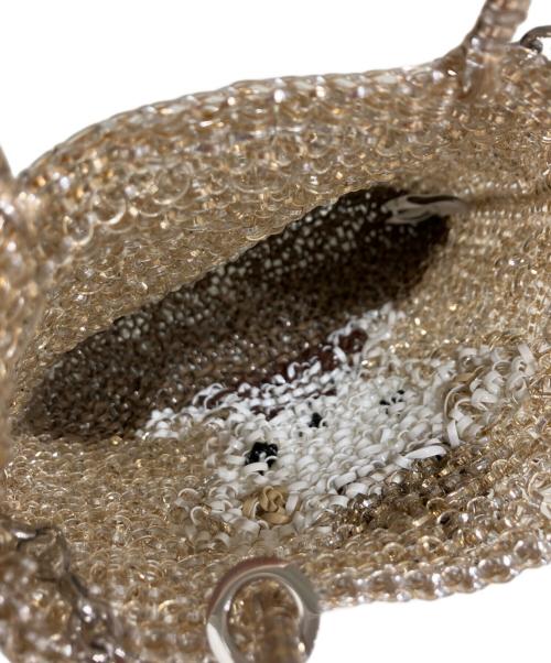 ANTEPRIMA（アンテプリマ）ANTEPRIMA (アンテプリマ) familiar (ファミリア) ミニショルダーバッグ ベージュ×ブラウンの古着・服飾アイテム