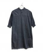 45Rフォーティファイブ・アール）の古着「綿麻ざっくりデニムのドレス」｜インディゴ