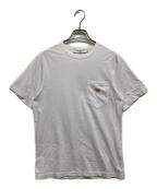 maison kitsuneアシッドメゾンキツネ）の古着「MAISON KITSUNE フォックス パッチ ポケットTシャツ」｜ホワイト