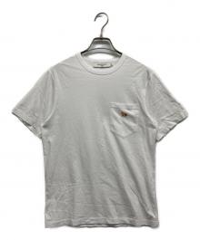 maison kitsune（アシッドメゾンキツネ）の古着「MAISON KITSUNE フォックス パッチ ポケットTシャツ」｜ホワイト
