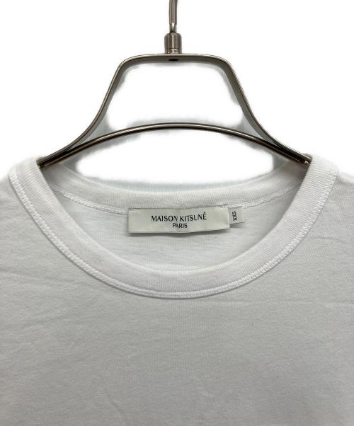 maison kitsune（アシッドメゾンキツネ）maison kitsune (アシッドメゾンキツネ) MAISON KITSUNE フォックス パッチ ポケットTシャツ ホワイト サイズ:XXSの古着・服飾アイテム