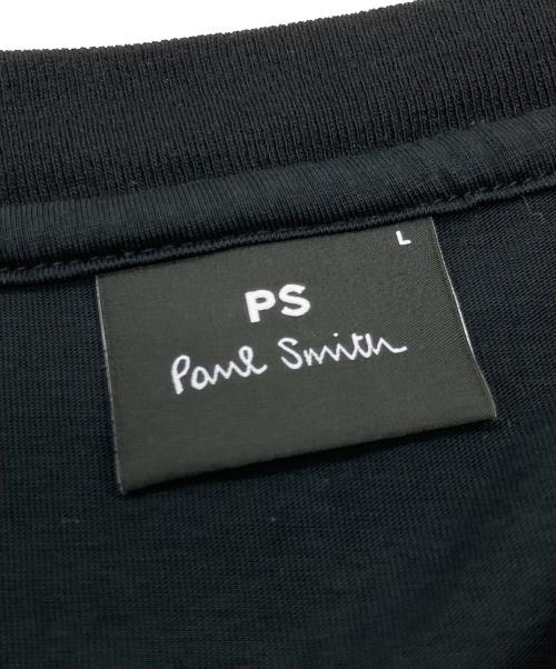 PS Paul Smith（ＰＳポールスミス）PS Paul Smith (ＰＳポールスミス) プリントTシャツ ブラック サイズ:Lの古着・服飾アイテム