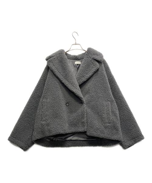 BARNYARDSTORM（バンヤードストーム）BARNYARDSTORM (バンヤードストーム) プードルボアコート グレーの古着・服飾アイテム