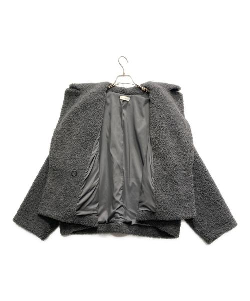 BARNYARDSTORM（バンヤードストーム）BARNYARDSTORM (バンヤードストーム) プードルボアコート グレーの古着・服飾アイテム