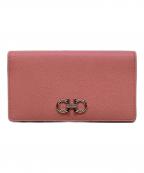 Salvatore Ferragamoサルヴァトーレ フェラガモ）の古着「ガンチーニウォレット」｜ピンク